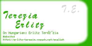 terezia erlitz business card